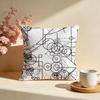 Trendy SSteins Gateed Cushion Cover Stylish Washable Pillow Cover Ideal for Couch Bedroom Car Decoration