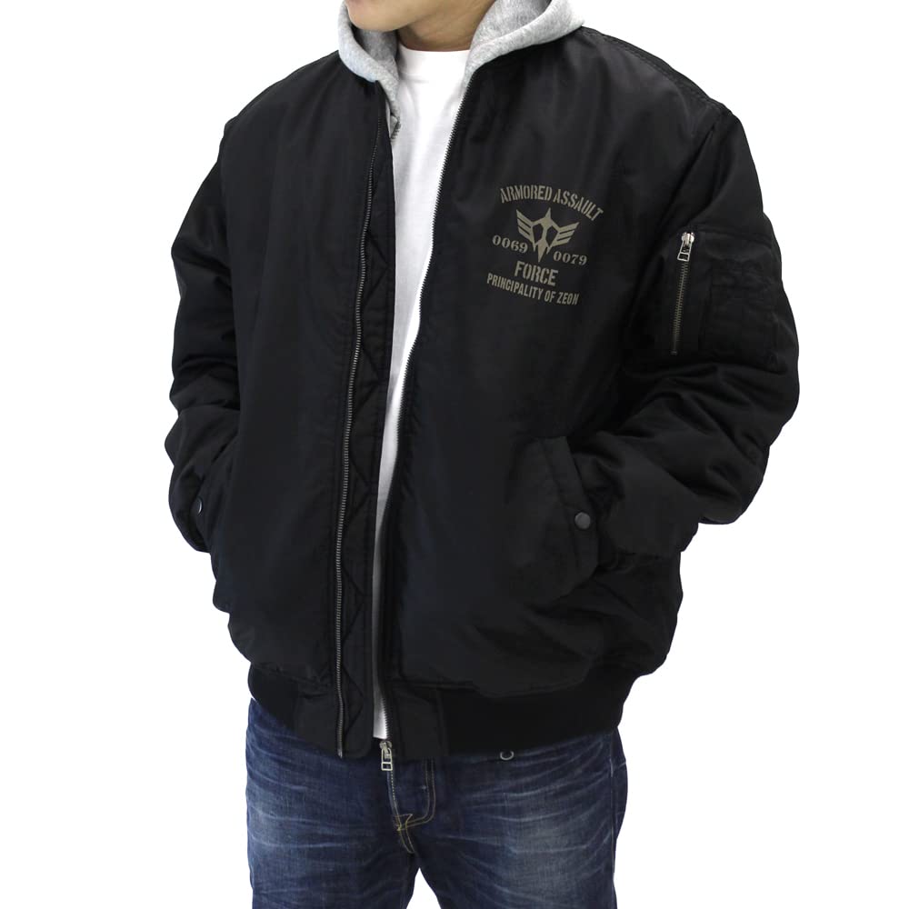 COSPA Mobile Suit Gundam Zeon Mobile Assault Force MA-1 Jacket Black XL