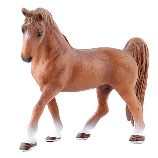 Simulation Horse Figurine Hand-Painted Stallion Mare Collectible Model Lifelike Farm Animal Educational Toy Decoration Horse Lover Gift