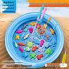 Children's Magnetic Fishing Toy Pool: Pretend Play & Educational Summer Water Game for Boys & Girls