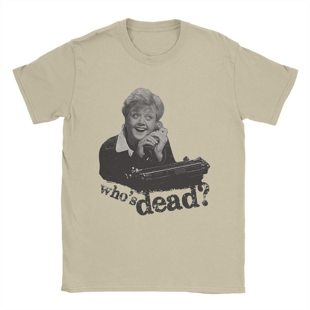 Men Murder She Wrote Fletcher T Shirt Pure Cotton Clothes Funny Short Sleeve Crewneck Tees Graphic T-Shirts
