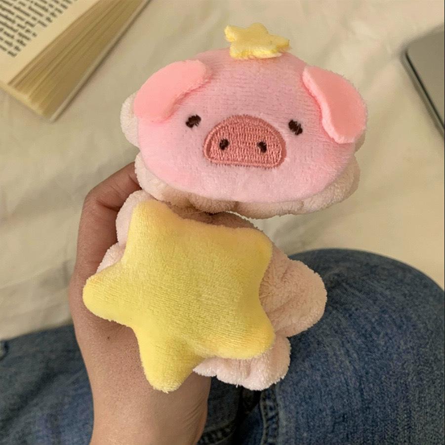 Cute Cartoon Toast Face Washing Waterproof Wristbands - Absorbent, Moisture-Proof Wrist Guards for Toiletries and Sweat Absorption.