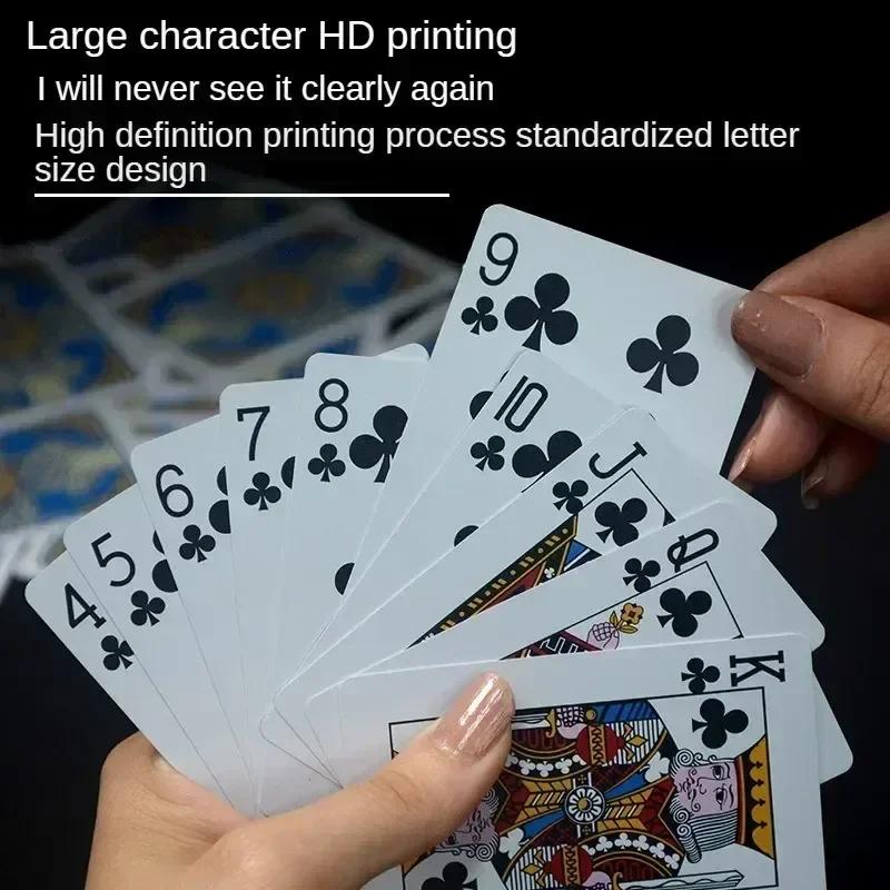 Waterproof PVC Playing Cards Game Washable Polka Dot Poker Cards Ideal for Fun Game Nights Social Gatherings for Friends Party