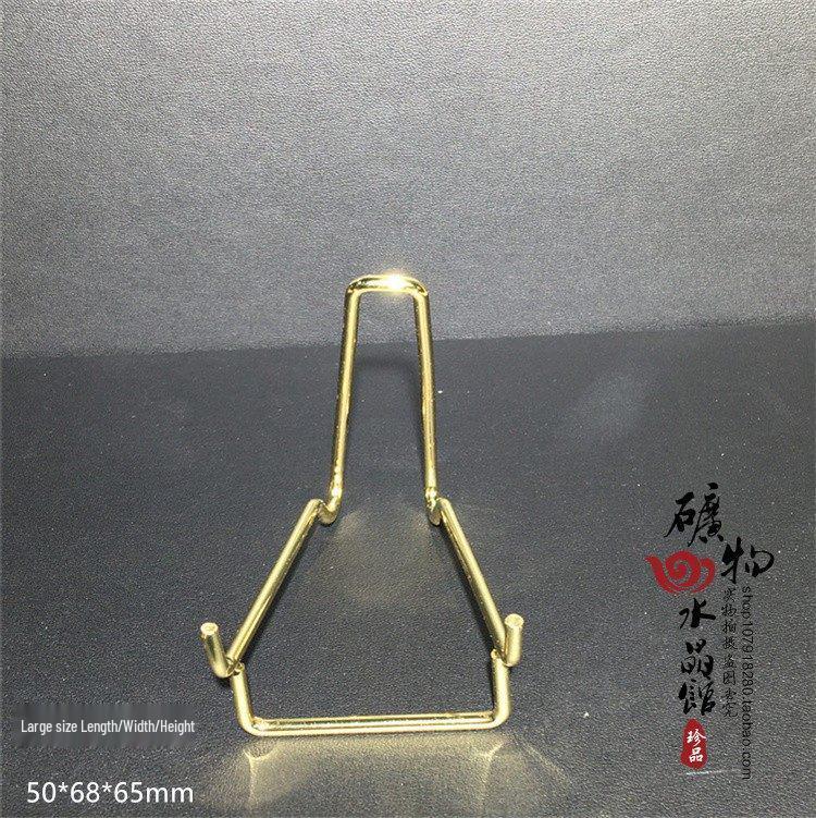 Crystal Stone Metal Bracket Alloy Display Shelf Decor