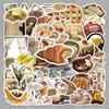 50 Relaxing Afternoon Creative Waterproof Stickers for Water Bottles, Notebooks, and Planners