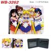 Sailor Moon Coin Purse Full Color Print Short Card Holder Anime Wallet for Men Women 1pcs