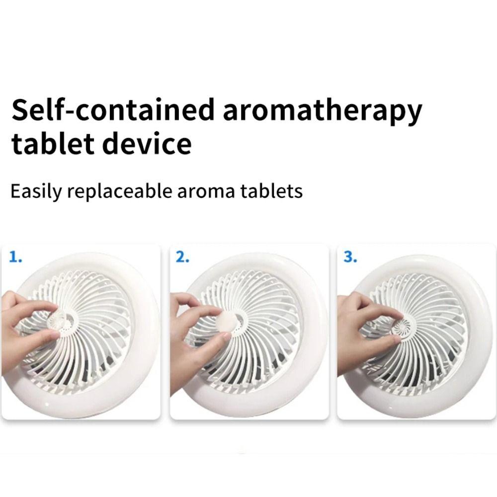Remote Control LED Lamp Bead Three-speed Mode Fan Ceiling Light E27 Screw Fan Light Study