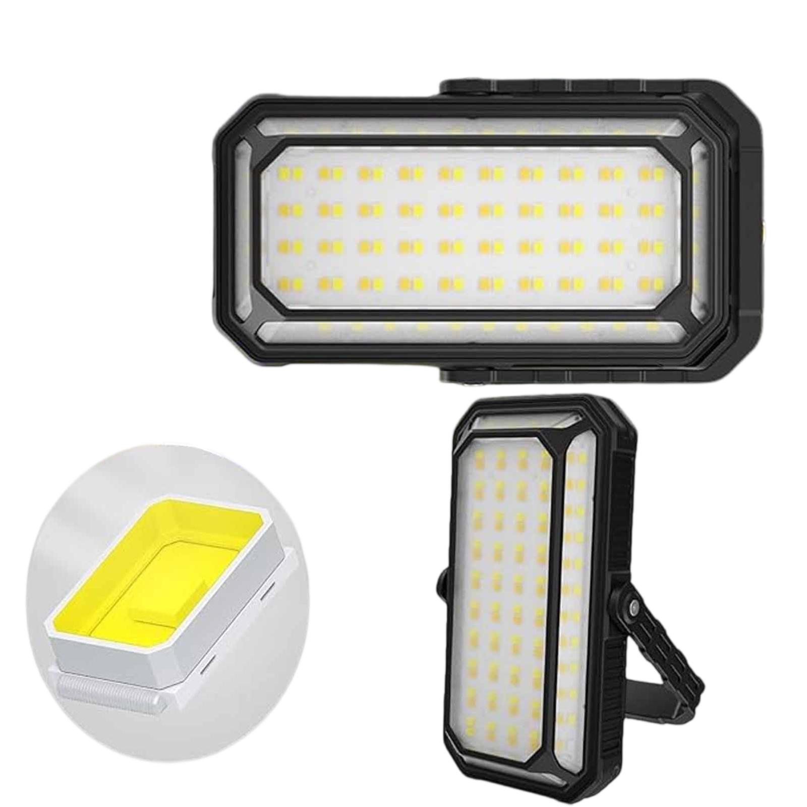 Super Large Capacity Solar Camping Lamp - Multi-functional Work Light - Outdoor Camping Hiking Rechargeable Lamp One Size