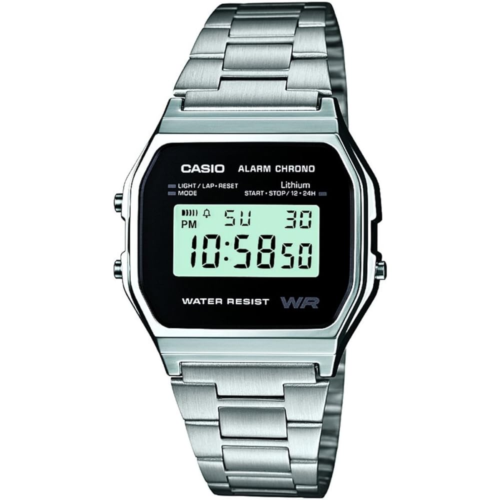 Casio Classic A158WEA-2JF Analog Digital Waterproof Watch Blue Silver 7JF 1JF