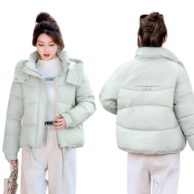 Removable Hat Cotton-padded Clothes Women's Short Winter New Small Cotton-padded Clothes Thickened Warm Fashion Women's Cotton-padded Jackets