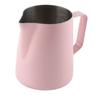 Hushåll Rostfritt Stål Kaffe Skumkanna Kopp Latte Art Kaffe Tillbehör 600ml Rosa