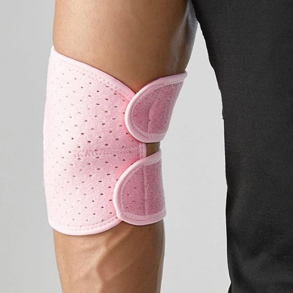 Atmungsaktive Ellenbogenbandage mit doppeltem Gurt, Ellenbogen-Kompressionsärmel für Damen