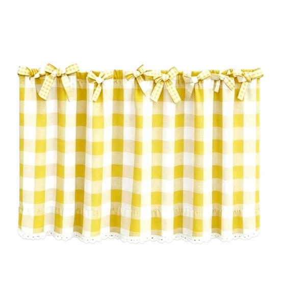 Oven Curtain, with Tie-Down Straps, Vintage Style, Easy Fastening Farmhouse Oven Door Ruffled Stove Skirt Curtain for Kitchen