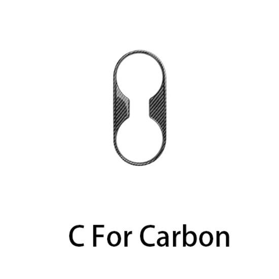 Carbon Fiber Central Console Gear Water Cup Panel Frame Cover Trim For Genesis GV80 2025 2026 LHD Car Tuning Supplies