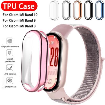 Etui TPU do Xiaomi Smart Band 10 9 8 NFC Miękki ochraniacz ekranu Ramka Bumper do Xiaomi Mi Band 10 Ceramiczny Mi Band 9 8 Pokrowiec Shell
