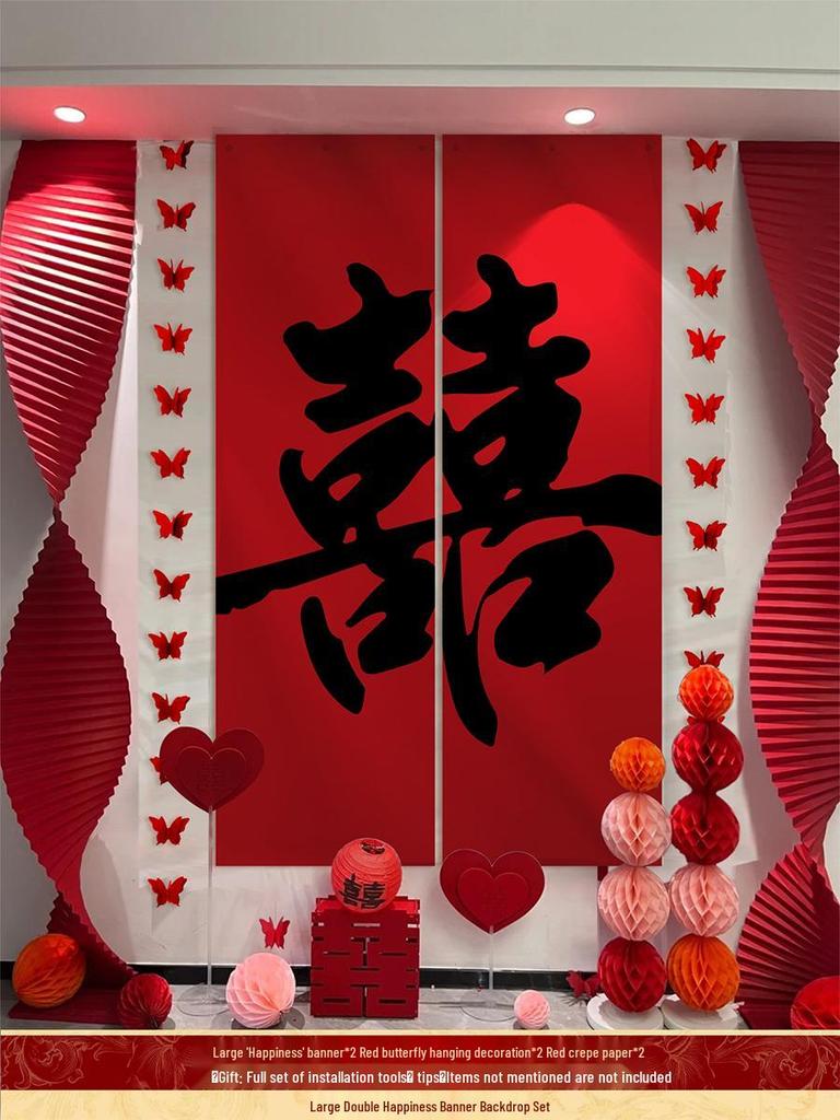 Wedding Backdrop & Room Décor Set for Living Room