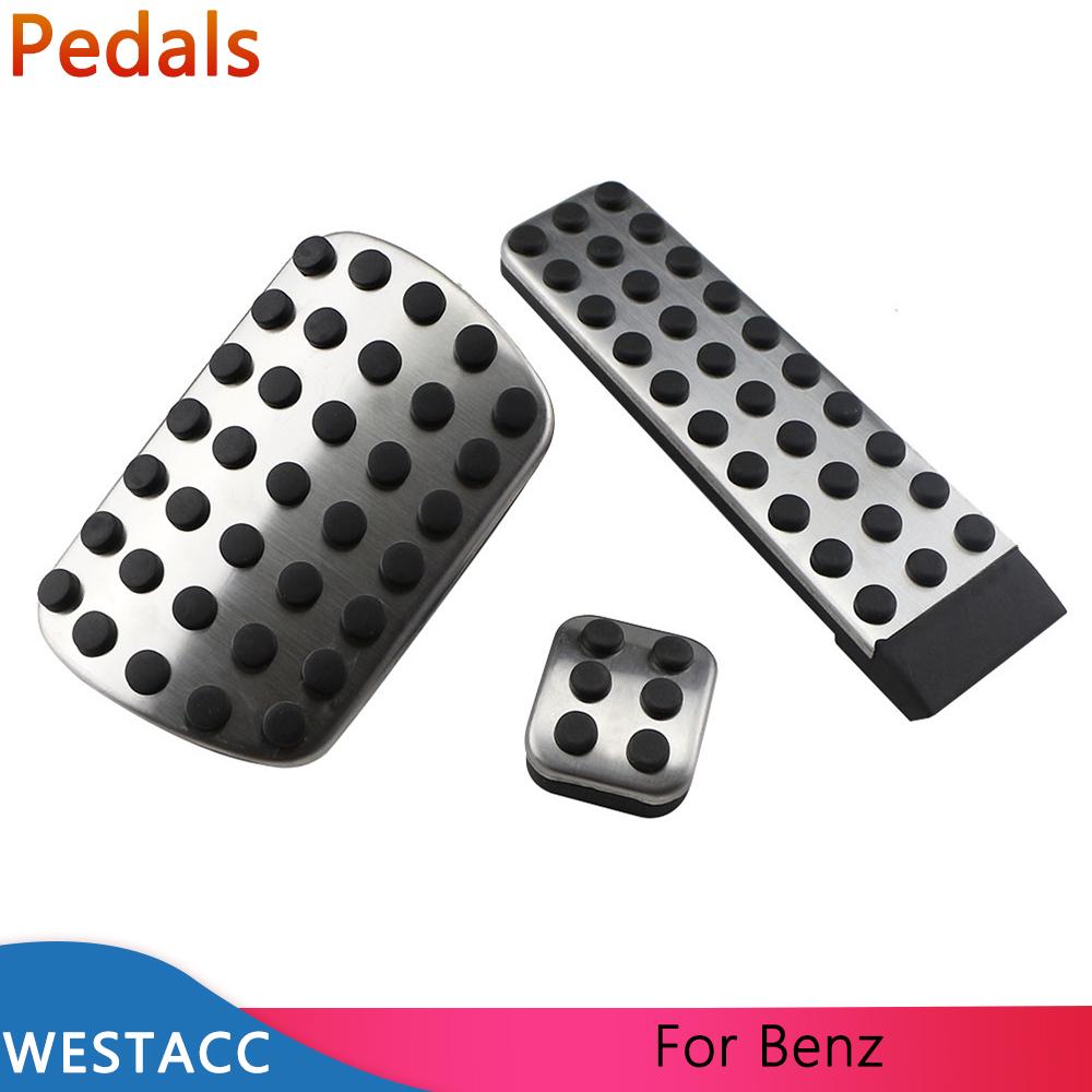 Capac pedală de frână pe gaz de mașină din oțel inoxidabil pentru Mercedes Benz W124 W202 W203 W140 W208 W210 W211 W220 CES Class