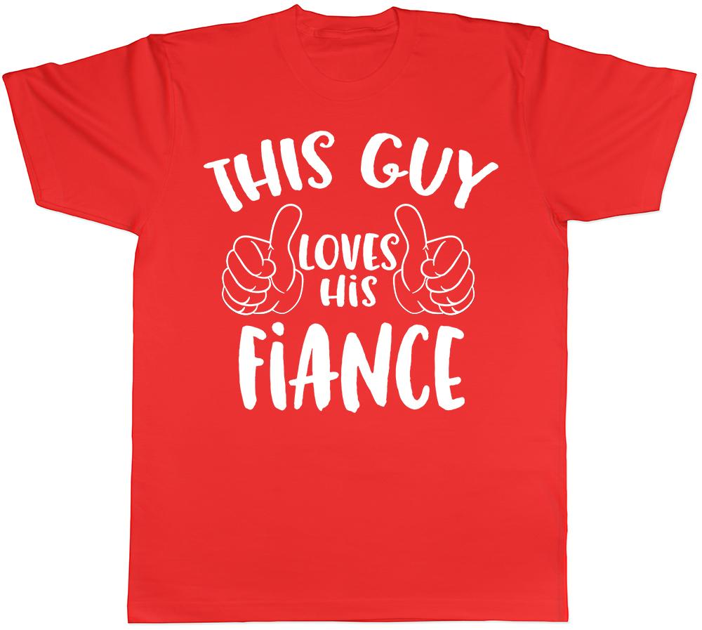 This Guy Loves His Fiance Unisexs Short Sleeve TShirt S