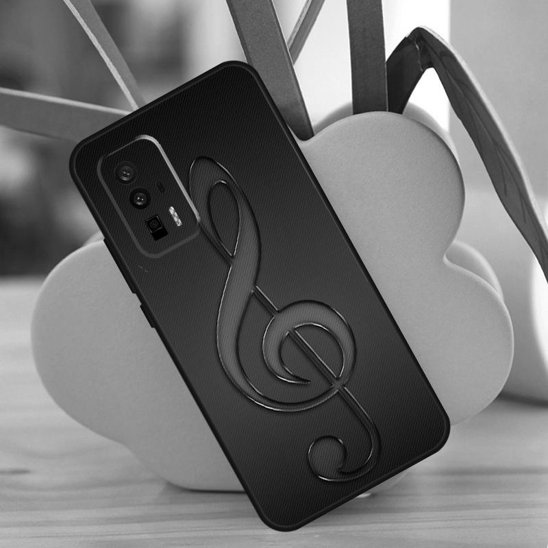 Treble Clef Music Note Case For POCO X3 X6 F6 Pro M6 X5 F3 F5 M5s Xiaomi 13 14 Ultra 12 Lite 11T 12T 13T Pro Cover