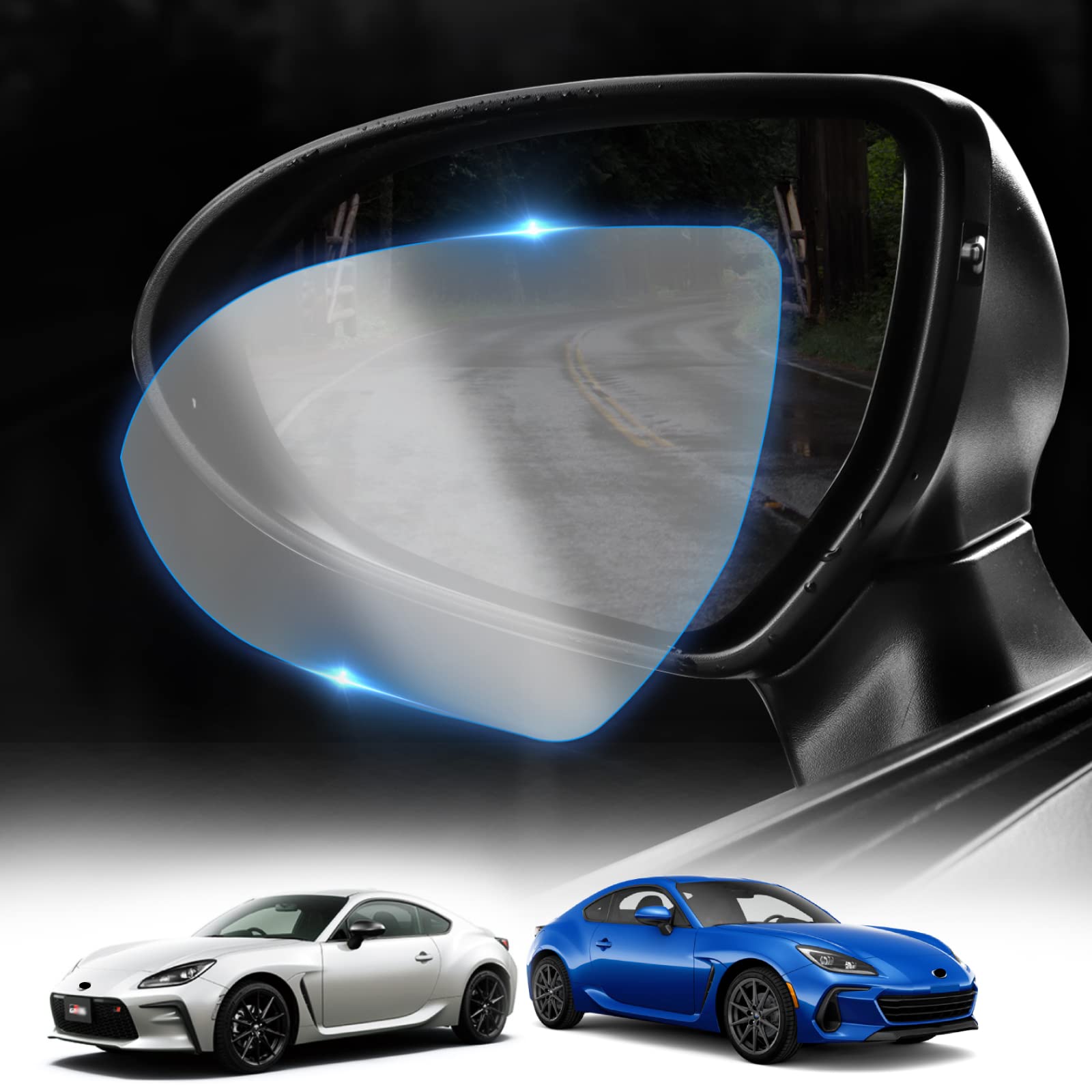 

KUNGKIC Toyota ZN8 GR86 Subaru ZD8 BRZ 2021 2022 2023 2024 Антибликовое боковое зеркало заднего вида