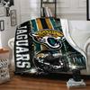 Jacksonville Jaguars Theme Printed Blanket - Perfect for Couch, Bed, Travel & Outdoor Use | Machine Washable, Cozy & Durable.