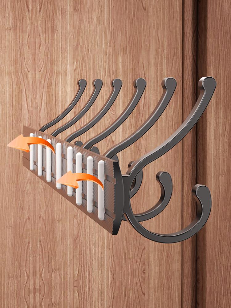 Nástěnný závěsný věšák na oblečení s vysokou nosností do ložnice, šatny bez vrtání děr