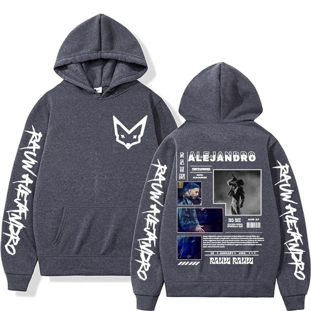 Singer Rauw Alejandro Tour Merch Hoodie Men's Clothing Hip Hop Fashion Harajuku Sweatshirt High Quality Casual Hooded Streetwear