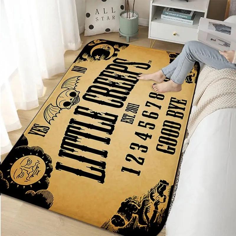 Halloween Ouija Board Indoor Long Rugs Nordic Style Home Doormat Bathroom-Toilet Mats Bedroom Toilet Rug