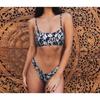 Ladies Split Swimsuit Sexy Leopard Print Bikini Bikini Swimsuit Summer Beach Vacation
