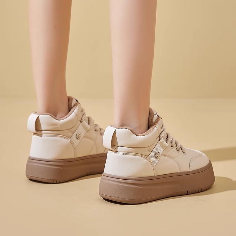 Snow boots women's new women's winter velvet thickened warm shoes waterproof platform boots short boots cotton shoes