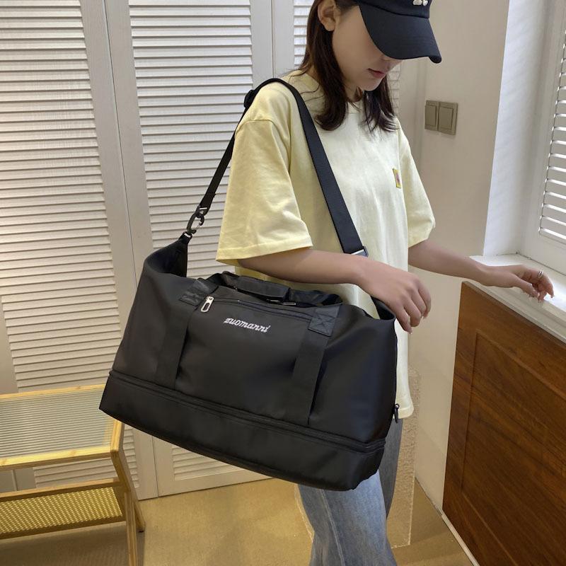 Travel Bag Portable Short-distance Travel Luggage Large Capacity Lightweight Dry and Wet Separation Sports Fitness Bag Portable