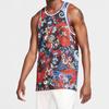 Nike Dragon Totem Print Embroidered Logo Fitted Basketball Vest Men Tops Multicolor CK6302-457