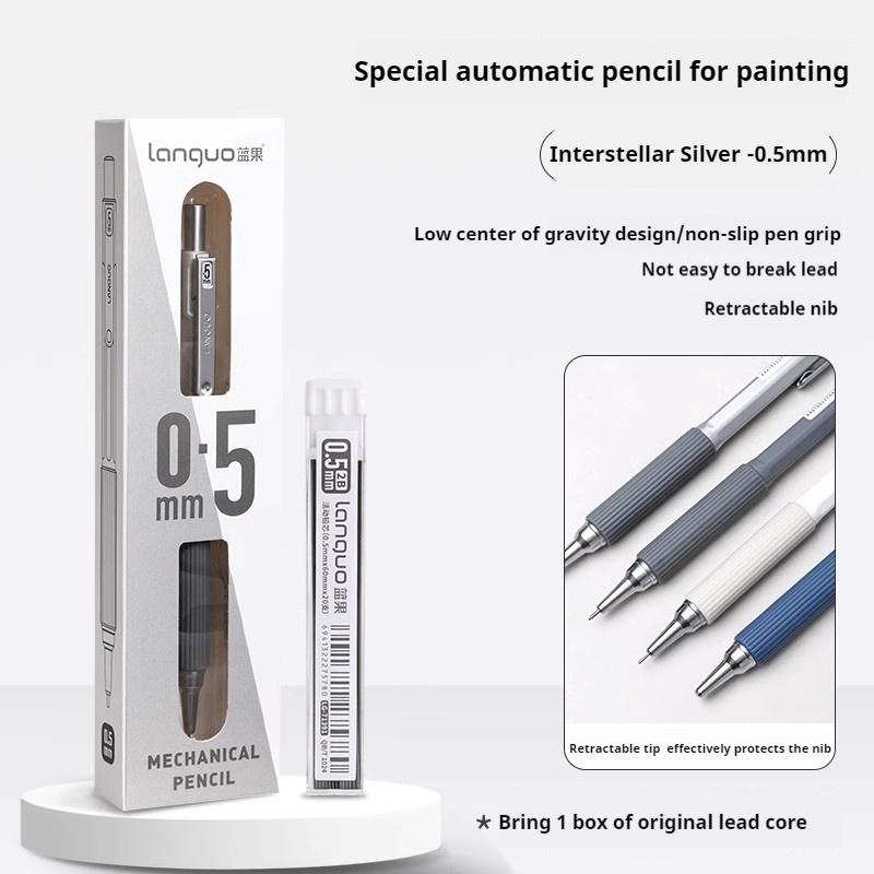0.3 0.5 0.7mm Automatic Pencils Low Center of Gravity Retractable Nib Mechanical Pencil Set School Writing Art Painting Tools