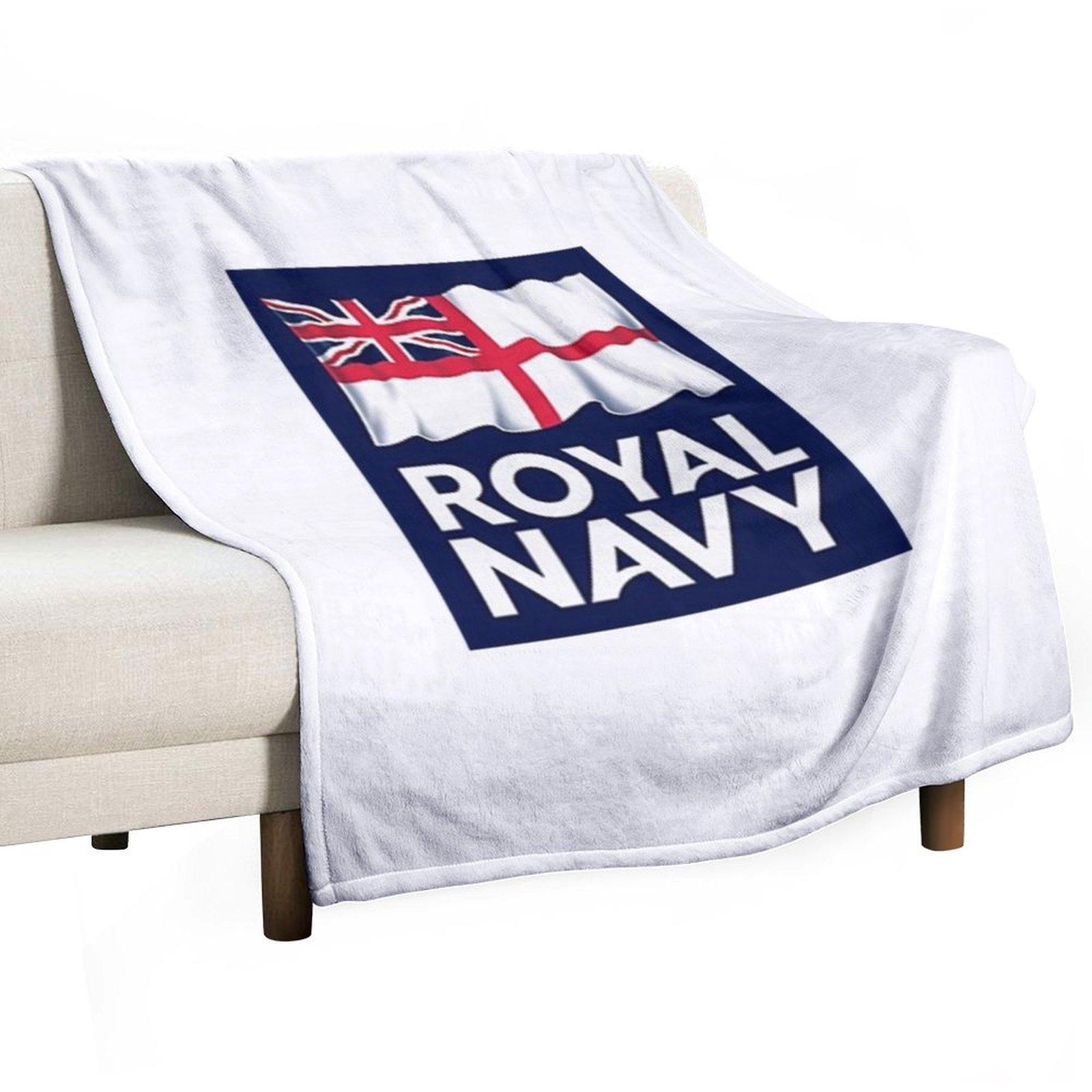 Royal Navy Throw Blanket Soft Big Cute Plaid halloween Luxury St Blankets 30x40in