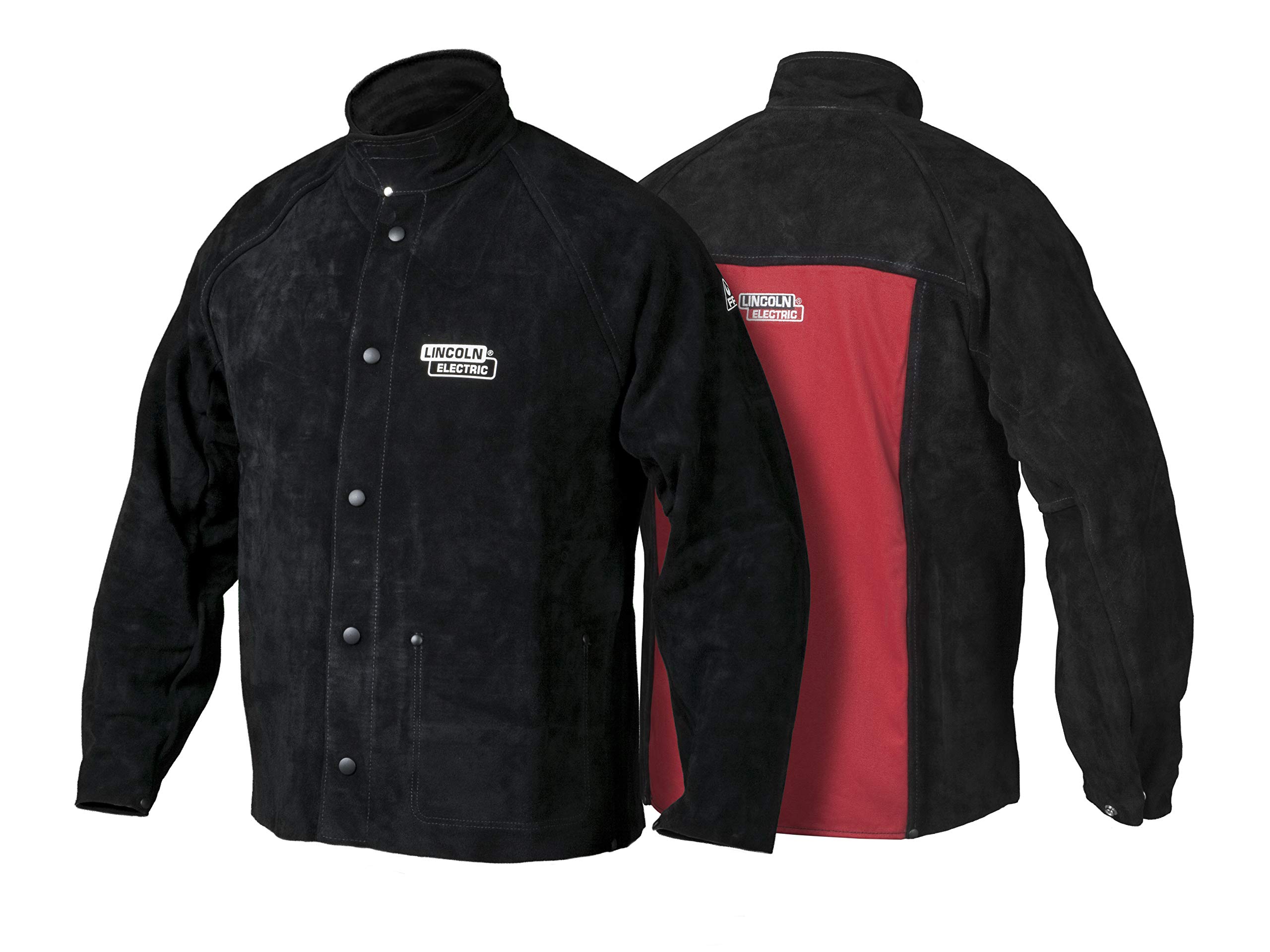 

Lincoln Electric Heavy Duty Leather Welding Jacket | Ideal for High Amperage or Out of Position Welding | XL | K2989-XL