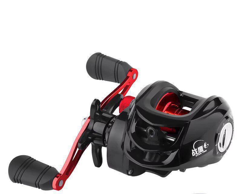 Колесо Black War Eagle Water Drop с магнитным тормозом для дальних забросов и противовзрывной леской — идеально подходит для ловли с плота и мелких предметов.