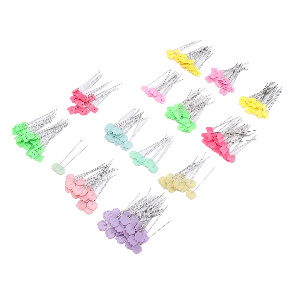 300Pcs Flat Head Straight Pins Set Incisive Tip Sewing Pin Set for Positioning Decorating Craft Projects