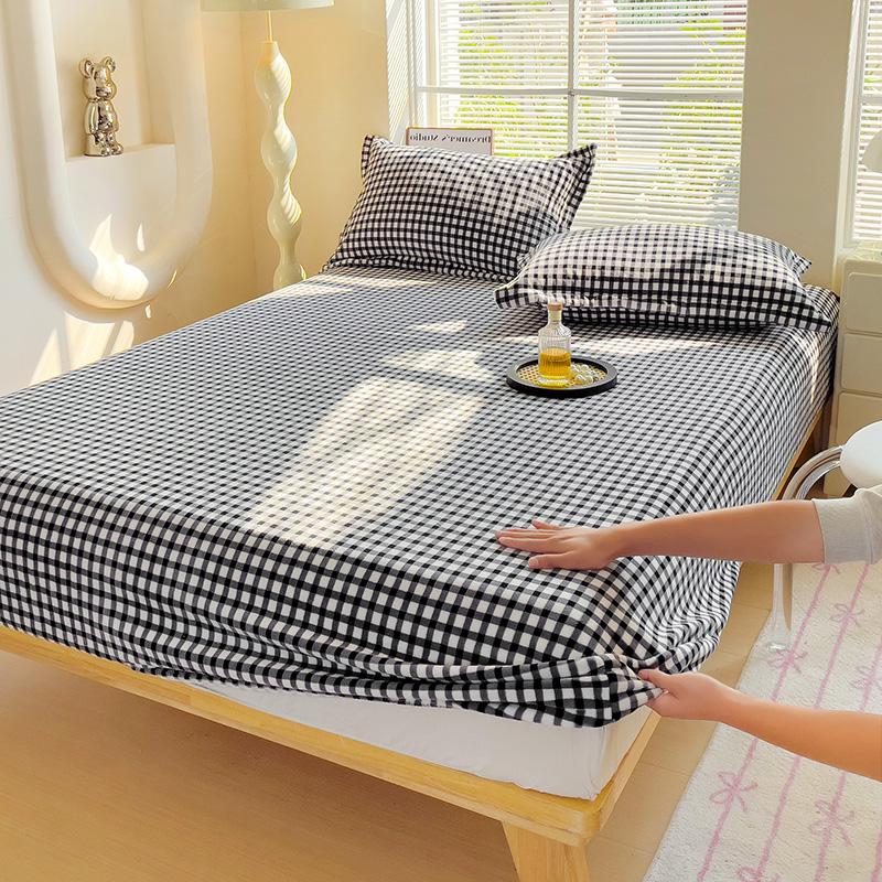 Winter Plush Elastic Fitted Sheet Couple Double Bedspread on The Bed Linen Mattress Pad Cover 90 150 180x200 Warm No Pillowcase