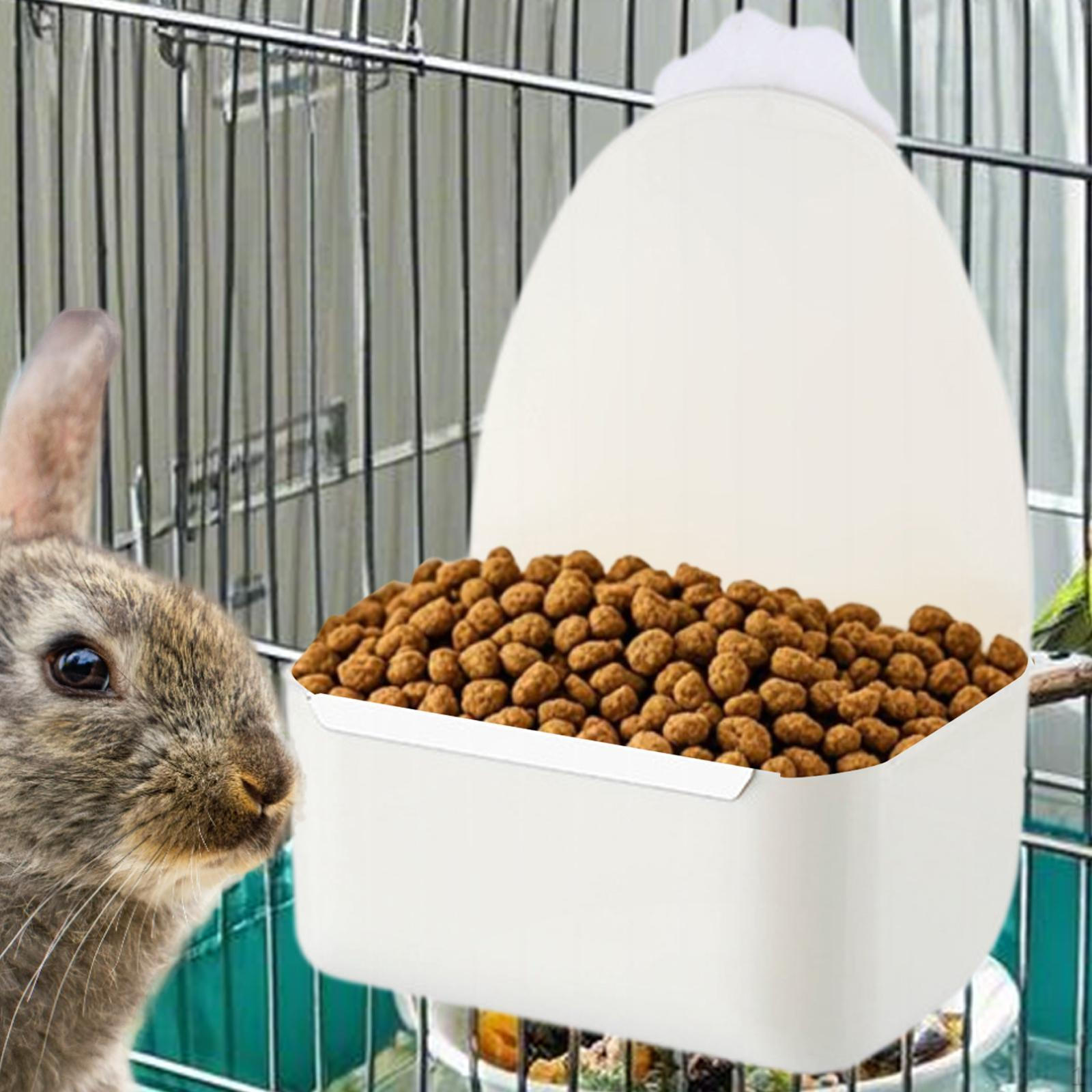 

Подвесная кормушка для клетки, для установки, устойчивая, легко моющаяся, для воды, кормушка для белый