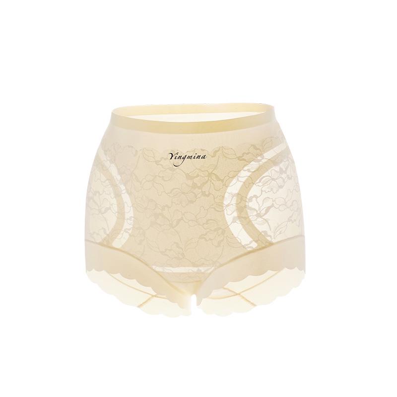 2025 Summer Tummy Control Lace High-Waist Women's Panties: Comfortable Fashion Triangle