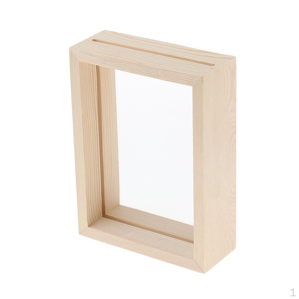 Clear Wooden Glass Picture