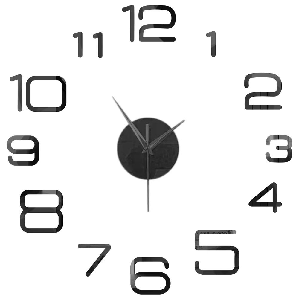 3D Wall Clock DIY Mirror Wall Stickers Home Decor Quartz Needle Watch Living Room Removable Art Decal Sticker Reloj De Pared Hot