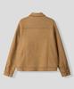 Black Moment Classic Vegan Suede Jacket [Camel]