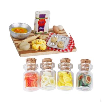 1/12 Dollhouse Room Tableware Dining Ware Accessory Models Toys