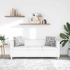 VidaXL 3-seater Sofa Faux Leather White