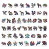 50 Colorful Animal Skeleton Waterproof Stickers for Kids - Perfect for Journaling, DIY, Water Bottles & Computers