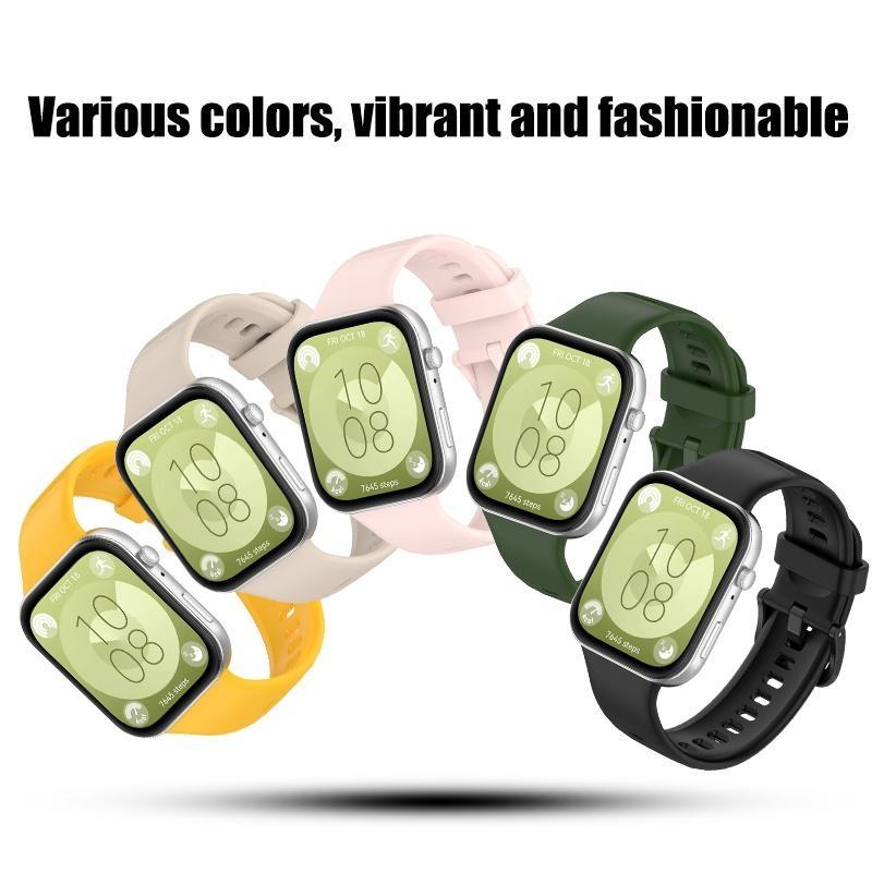 Soft Silicone Band for Huawei Watch Fit 3 Original Sport Strap for SmartWatch Huawei Watch Fit3 Women Men Replaceable Wristband