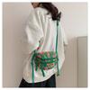 Women's Shoulder Crossbody Bag Printed Multi Pocket Small Bag Printed Ethnic Bag Casual Waist Bag Chest Bag