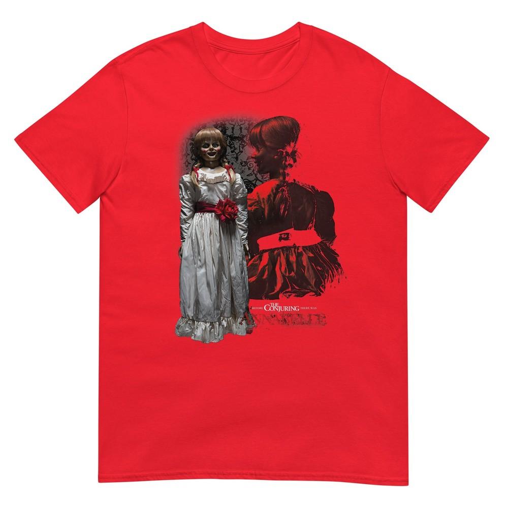 Annabelle Doll Portrait Collage Horror Movie TShirt S