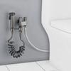Bathroom Toilet Flush Spray Gun Faucet Women's Washing Device One in Two Out High Pressure Flusher Water Gun Bathroom Facilities